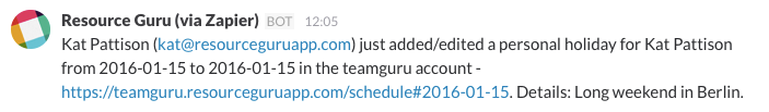 slack example