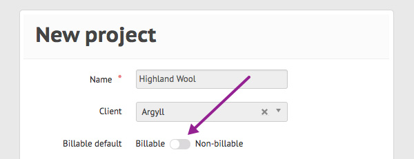 billable default