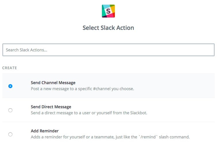 Setup Slack Action