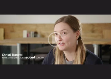 Video thumbnail of Christi Tronetti from Isobel for Resource Guru customer success story.
