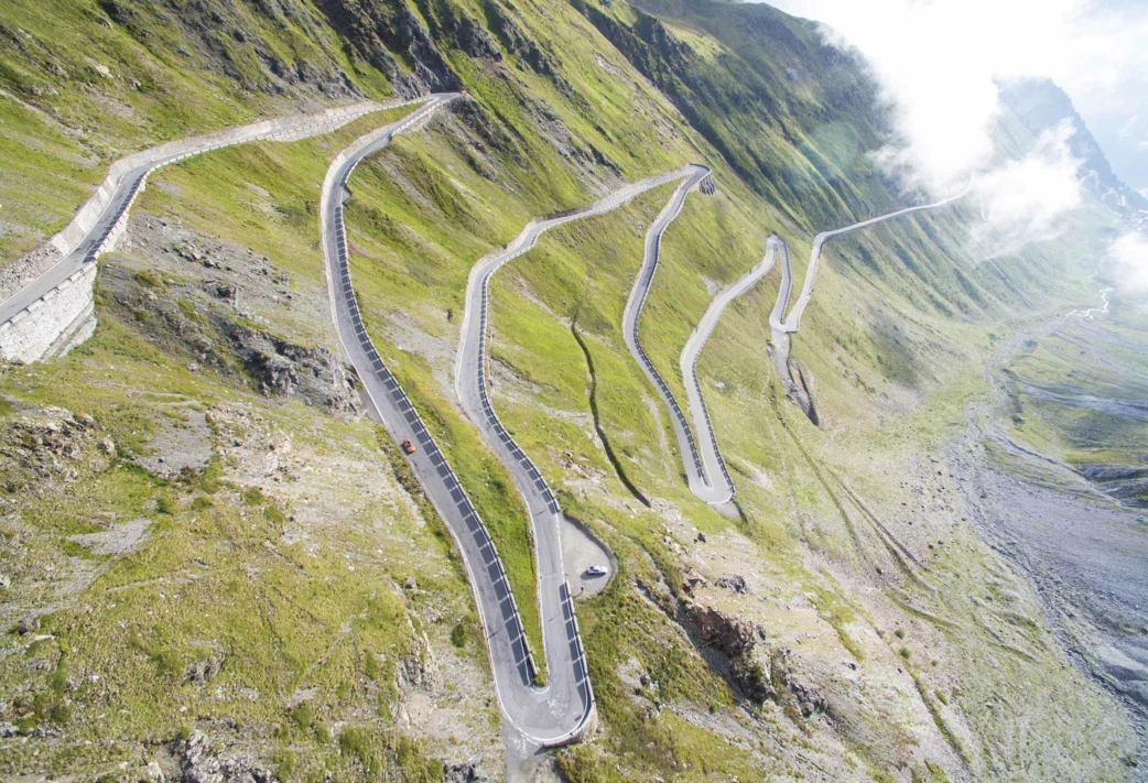 Ascending the mountain