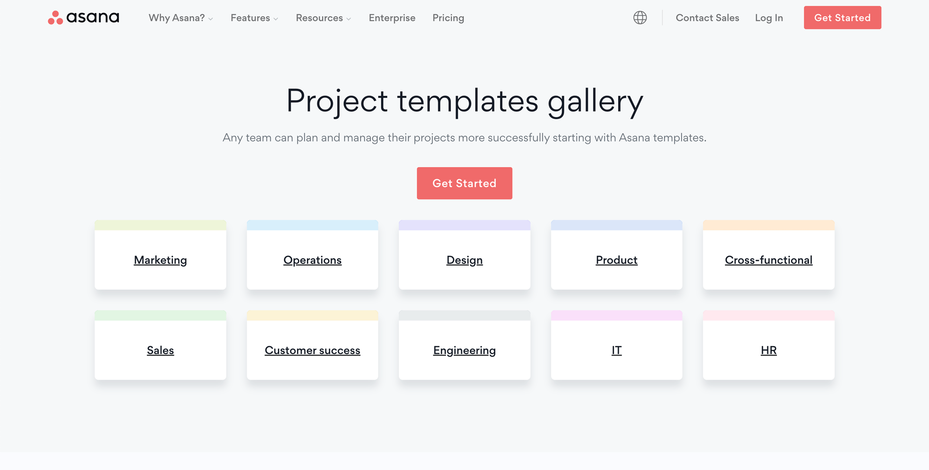 asana project templates