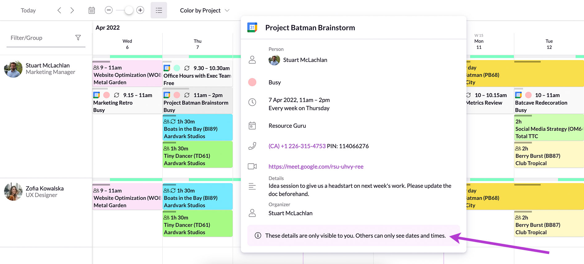 New feature – sync both ways with Google Calendar