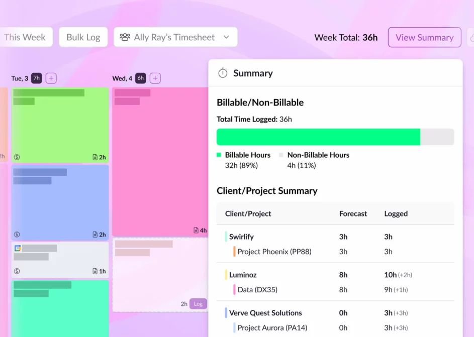 effortless accurate timesheets
