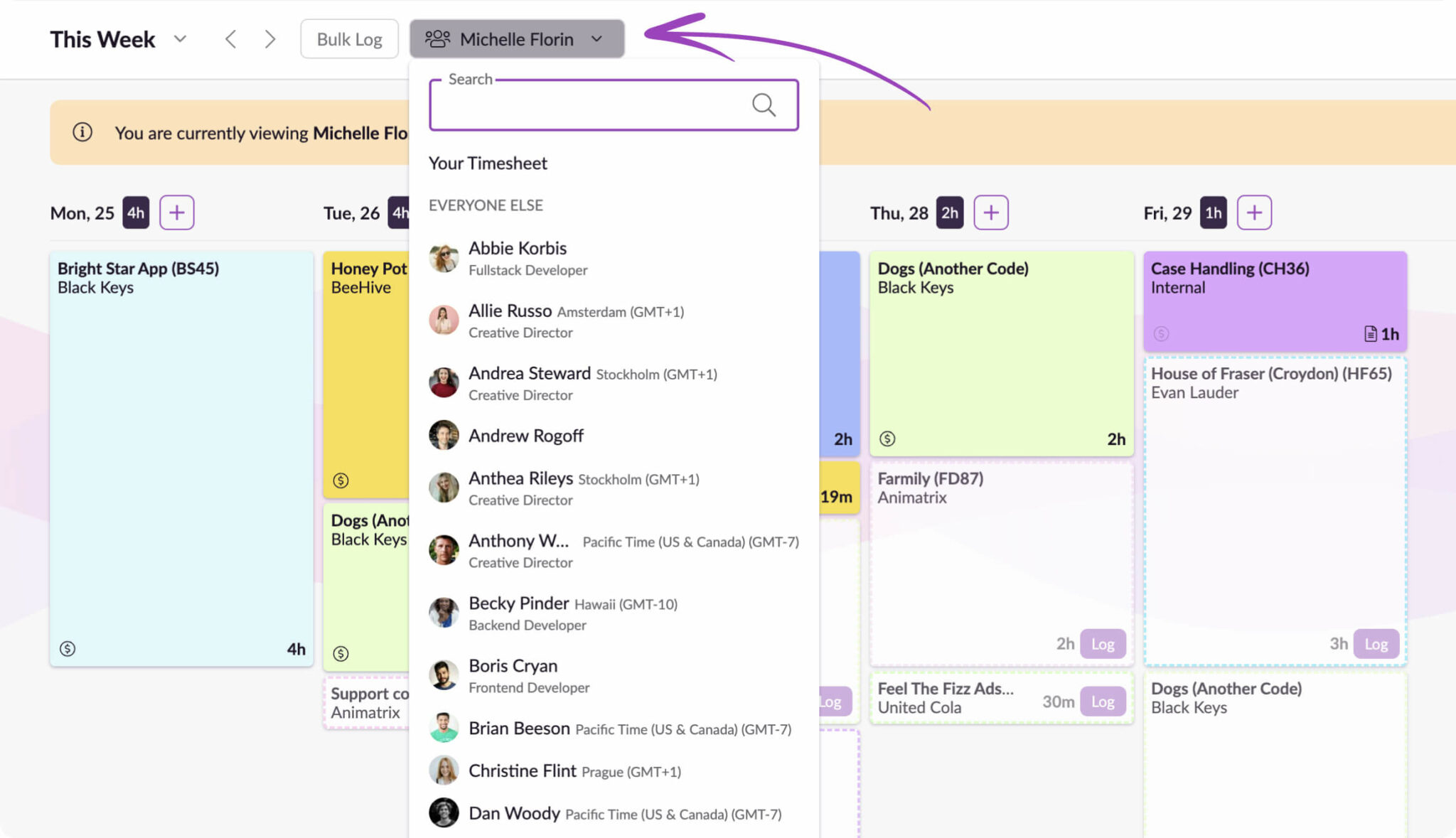 New Feature Effortless Accurate Timesheets Resource Guru