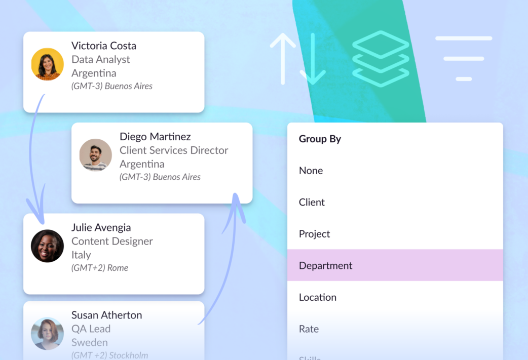 Filter, sort, and group using custom fields