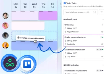 Trello integration on Resource Guru.