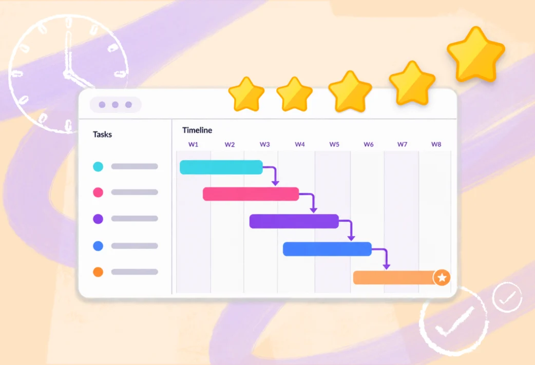 Best Gantt chart software illustration.