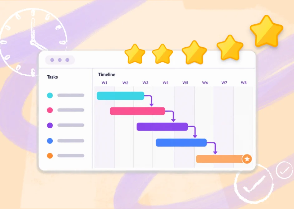 Best Gantt chart software illustration.