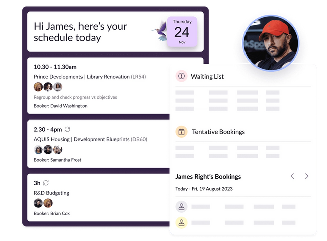 Daily schedule emails and dashboards