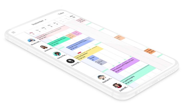 Mobile resource scheduling
